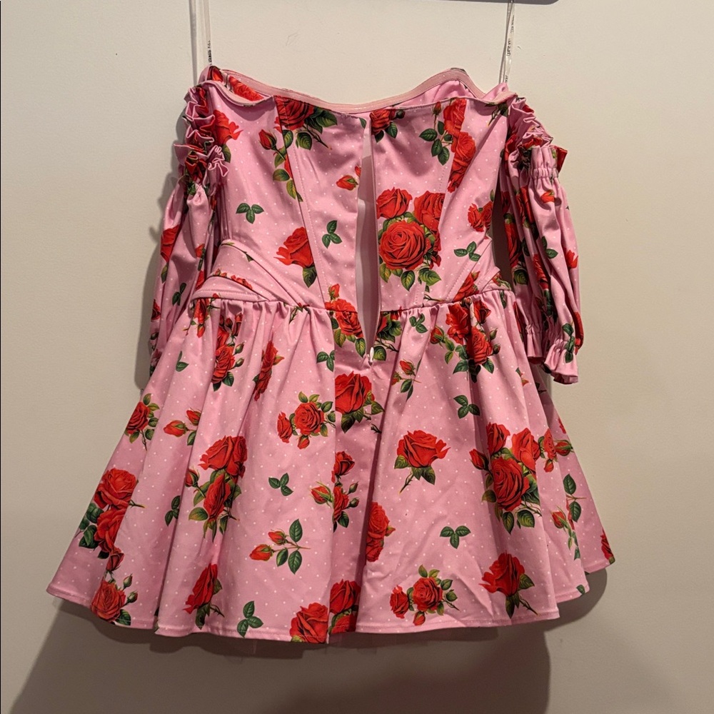 Sugar Thrillz Holding Court Corset Dress Pink size xs - Picture 5 of 6